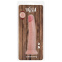 Dildo maxi realistico con ventosa vaginale anale Deluxe Dual Density Dong 11 Inch