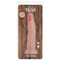 Dildo maxi vaginale anale realistico con ventosa Deluxe Dual Density Dong 14 In