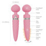 Vibratore wand vaginale anale clitoride in silicone Pillow Talk Sultry pink