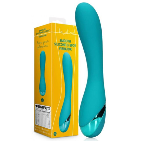 Vibratore piccolo per punto G Smooth Silicone G-Spot Vibrator Teal Blue