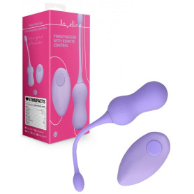 Palline vaginali vibranti in silicone Vibrating Egg with Remote Control Violet Harmony