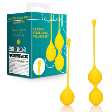 Palline vaginali in silicone Kegel Balls Training Set Carambola