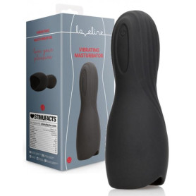 Masturbatore vibrante maschile Vibrating Masturbator Sleeve Licorice Black