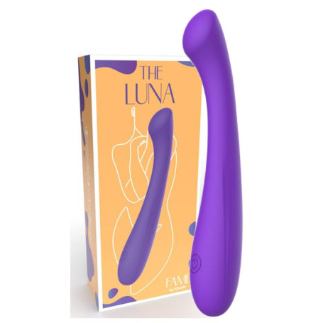 Vibratore vaginale in silicone per punto G The Luna G-Spot Vibrator