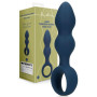 Plug anale a sfere in silicone Teardrop Shaped Anal Plug Large Baltic Blue