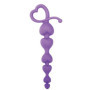 Plug anale a sfere in silicone Hearty purple