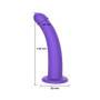 Dildo grande vaginale anale con ventosa in silicone Harness Dong L