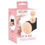 Masturbatore maschile vagina ano realistico Nature Skin Pussy & Ass Masturbator