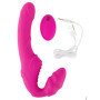 Vibratore indossabile in silicone vaginale anale Vibrating Strapless Strap-on 2