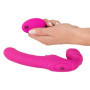 Vibratore indossabile in silicone vaginale anale Vibrating Strapless Strap-on 2