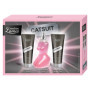 Set donna ai feromoni profumo gel doccia lozione corpo Catsuit for Woman 3pc Gift Set