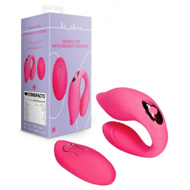 Vibratore per la coppia in silicone Couple Toy with Remote Control Wild Strawberry