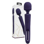 Vibratore wand vaginale per punto G Kiku Double Ended Wand with Innovative G-Spot Flapping Stimulator Purple