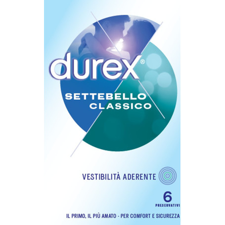 Preservativi profilattici durex SETTEBELLO 6 pz