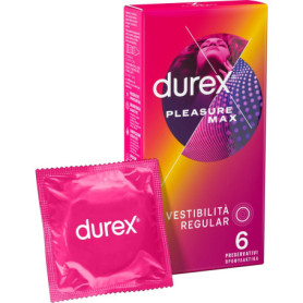 Preservativi Profilattici DUREX PLEASURE MAX 6 PEZZI