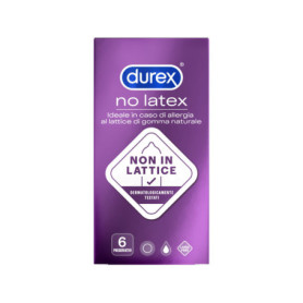 Preservativi profilattici DUREX no latex 6 PEZZI senza lattice