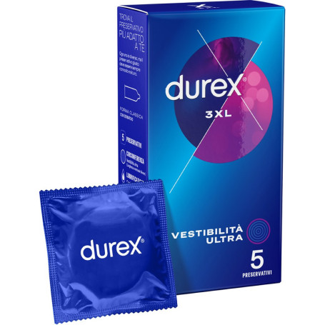 Preservativi profilattici DUREX 3 XL 5 5pz