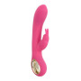 Vibratore rabbit in silicone doppio fallo vibrante stimolante clitoride vaginale