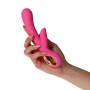 Vibratore vaginale in silicone doppio fallo vibrante rabbit stimolante clitoride