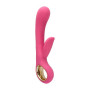 Vibratore vaginale in silicone doppio fallo vibrante rabbit stimolante clitoride