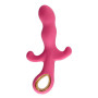 Vibratore in silicone ricaricabile fallo dildo vibrante vaginale clitoride anale