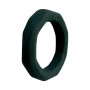 Anello fallico in silicone Stellar ring nero
