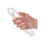 Guaina manicotto realistico per pene con anello testicoli Clear Extension 6.5 In