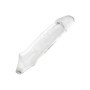 Guaina manicotto realistico per pene con anello testicoli Clear Extension 7.5 Inch