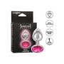 Plug anale in metallo con pietra indossabile Jewel Small Rose Plug