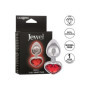 Plug anale in metallo con pietra a cuore Jewel Small Ruby Heart Plug