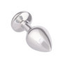 Plug anale in metallo grande con pietra Jewel Large Rose Plug