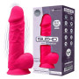 Vibratore maxi in silicone realistico vaginale anale Model 1 21.5 cm pink