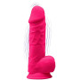 Vibratore maxi in silicone realistico vaginale anale Model 1 21.5 cm pink