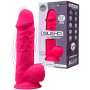 Vibratore maxi in silicone realistico vaginale anale Model 1 21.5 cm pink