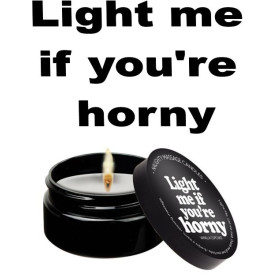 Candela per corpo massaggi erotici di coppia Mini Massage Candle 56gr Light Me If You're Horny