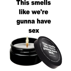 Candela per massaggi erotici di coppia Mini Massage Candle 56gr It Smells Like Sex