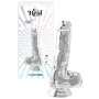 Dildo piccolo realistico con ventosa vaginale anale Clear Dildo w. Balls 6 inch