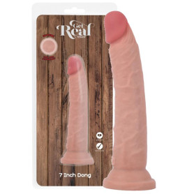 Dildo realistico con ventosa vaginale anale Deluxe Dual Density Dong 7 Inch