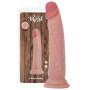 Dildo con ventosa vaginale anale realistico Deluxe Dual Density Dong 8 Inch