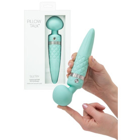 Vibratore wand in silicone vaginale anale clitoride Pillow Talk Sultry