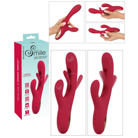 Vibratore rabbit in silicone vaginale clitoride Vibrator with G-Spot Stimulation