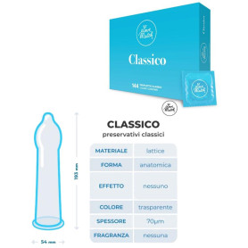 Preservativi classici lubrificati 144 pz love match