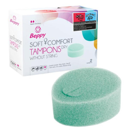 Tamponi vaginali Beppy Soft & Comfort Dry 2pcs green