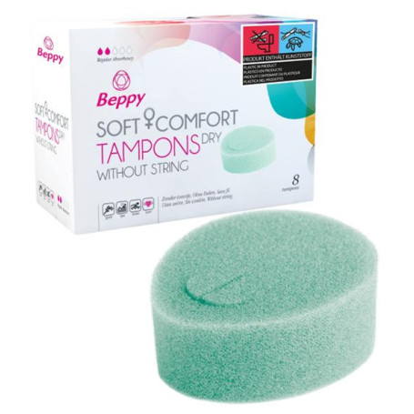 Tamponi vaginali set Beppy Soft & Comfort Dry 8pcs green