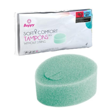 Tamponi vaginali assorbenti Beppy Soft & Comfort Dry 4pcs green