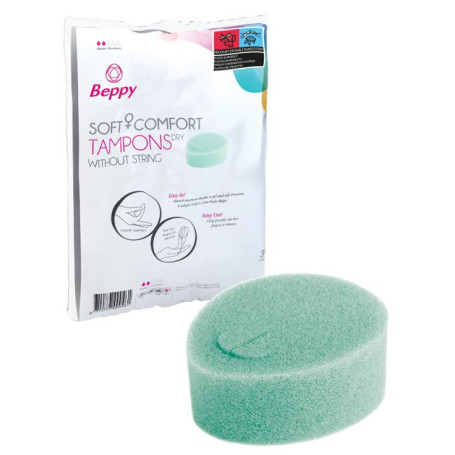 Tamponi vaginali assorbente Beppy Soft & Comfort Dry 30pcs green