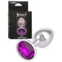 Plug anale in metallo con pietra Jewel Small Amethyst Plug