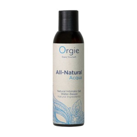 Lubrificante naturale gel orgie all natural acqua 150 ml