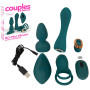 Kit 4 sex toys RC Mini Vibrator with 4 Attachments