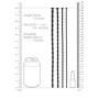 sonda uretrale Silicone Spiral Screw Plug 4 Set Beginners